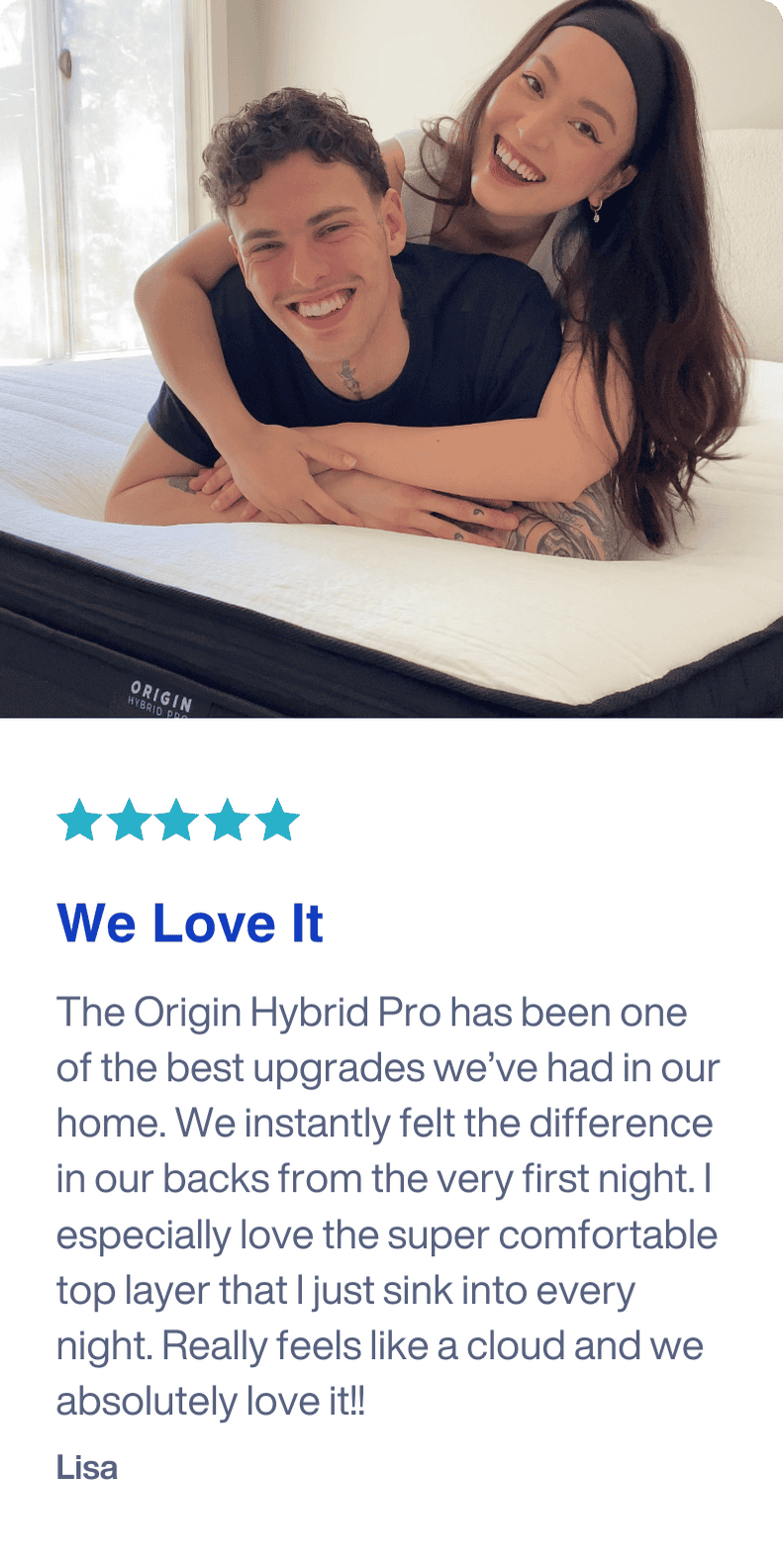 Origin customer review portrait 1