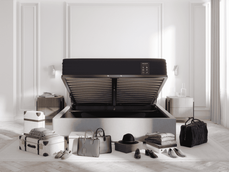 
                    Clear the clutter with up to 648 litres of storage  
                  