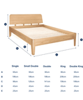 Origin Timber Wooden Bed Frame