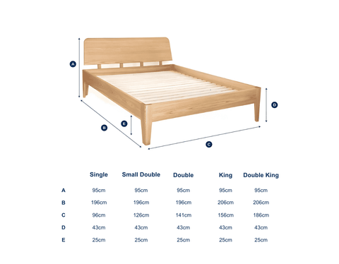 Origin Timber Wooden Bed Frame